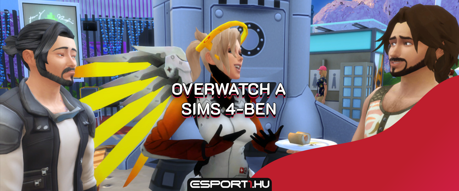 Így néznek ki Sims 4-ben az Overwatch hősei és pályái