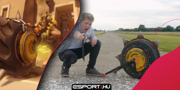 Overwatch - Egy barkácsoló YouTuber elkészítette a működő Junkrat RIP-Tire-t