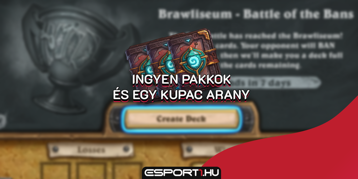 Hearthstone - Bugokért kárpótlás: Ingyen pakkok és egy zsák arany vár ránk