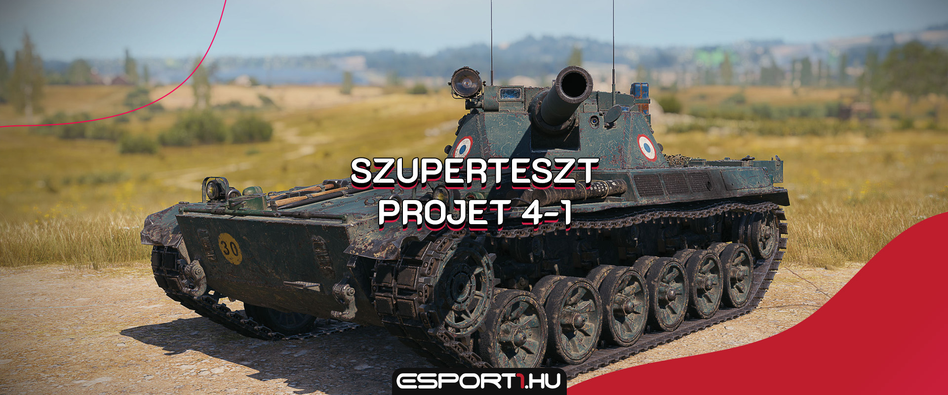 Porondon a Projet 4-1: Bemutatjuk az új tier IX-es francia közepes tankot!
