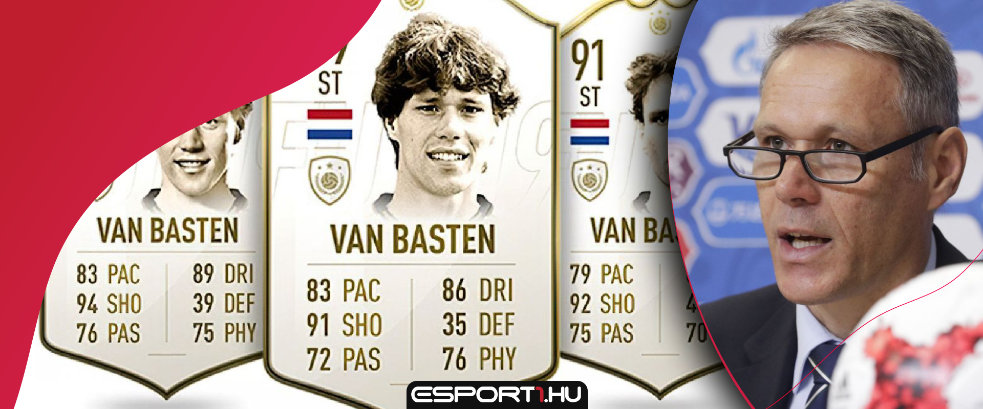A holland legendát, Marco Van Bastent kiszedték a FIFA20 FUT-ból egy beszólás miatt!