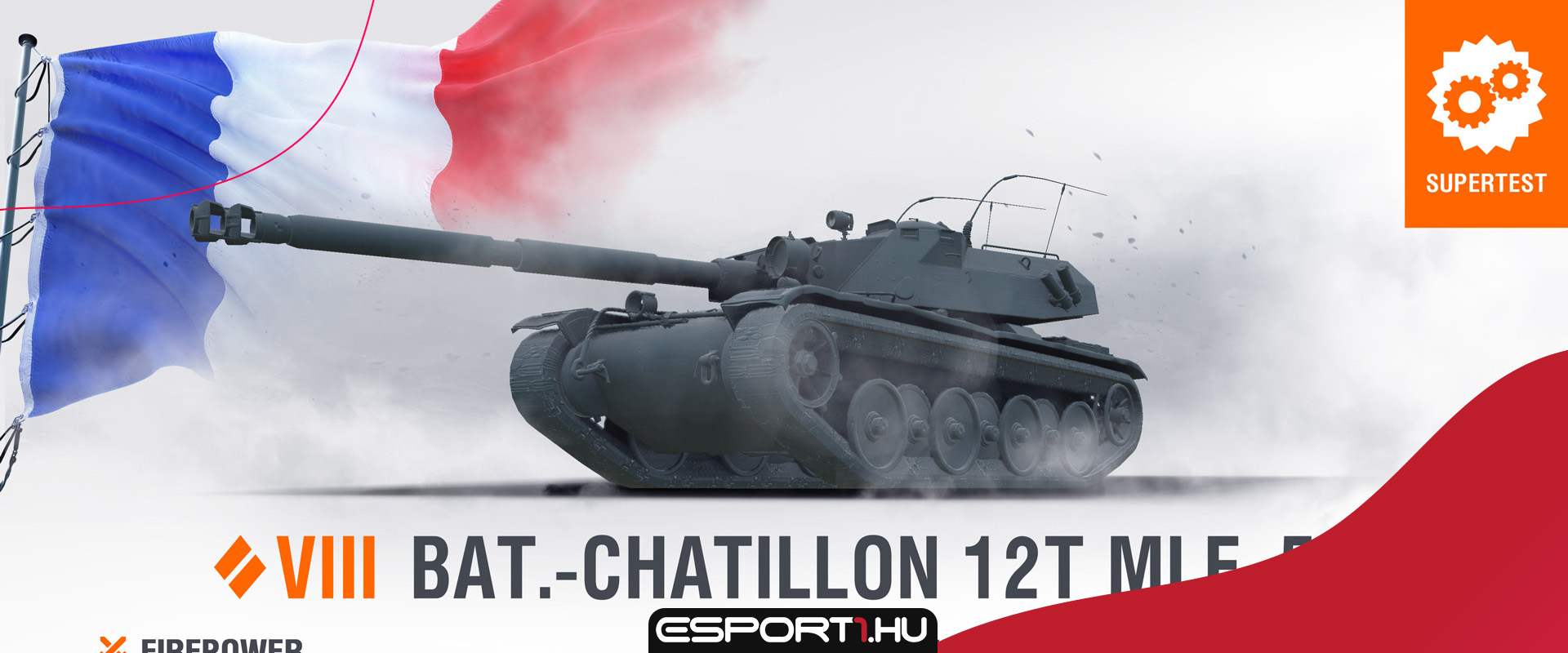 Bemutatkozik a Bat.-Châtillon 12t mle. 54 - Tier VIII-as francia közepes a szuperteszten!