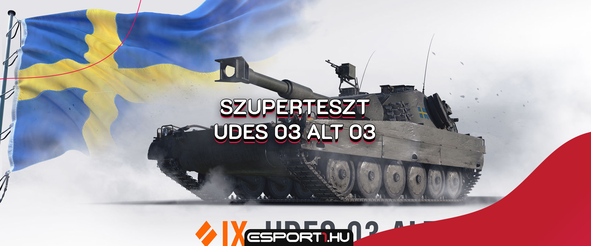 Új tank a szuperteszten - Bemutatjuk az UDES 03 Alt 03 svéd harckocsit!