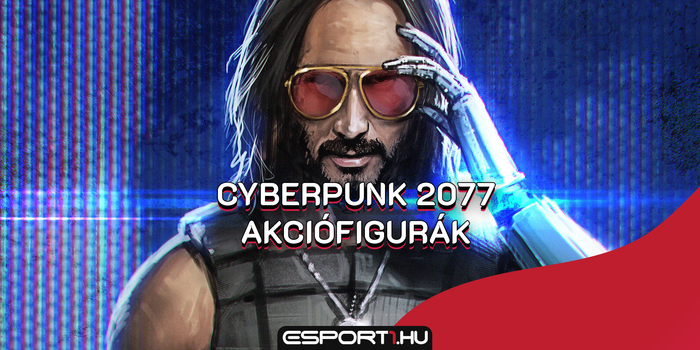 Gaming - Itt van a Cyberpunk 2077-hez készített Keanu Reeves akcióhős figura!