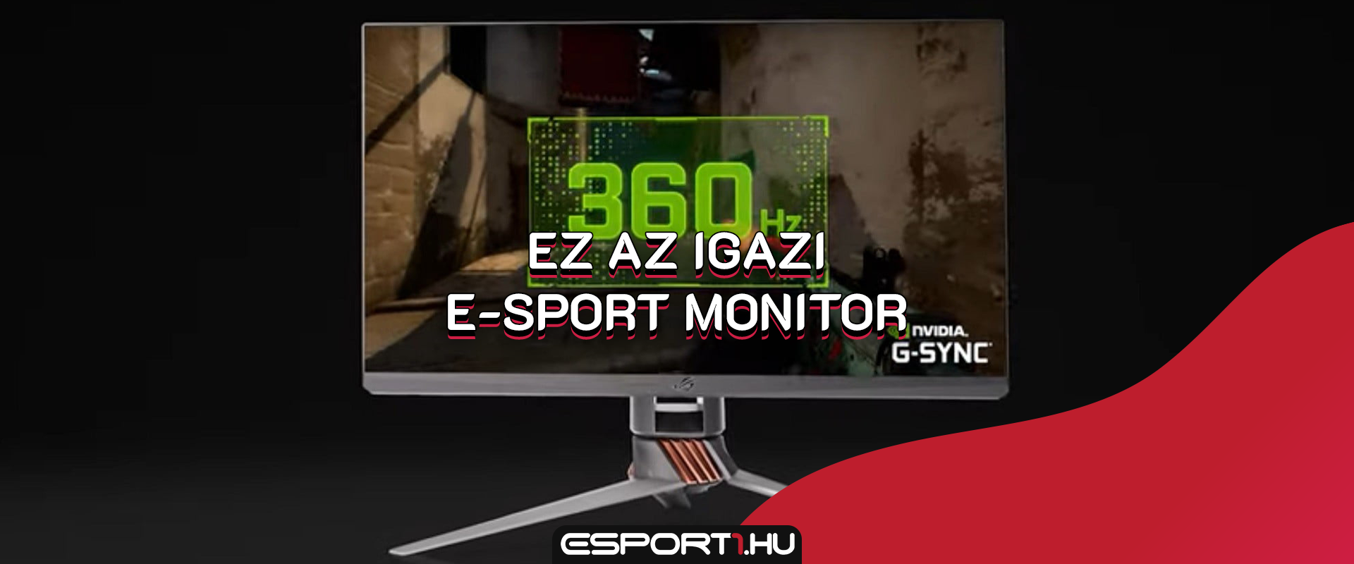 E-sportolóknak készítették a világ első 360 Hz-es monitorát