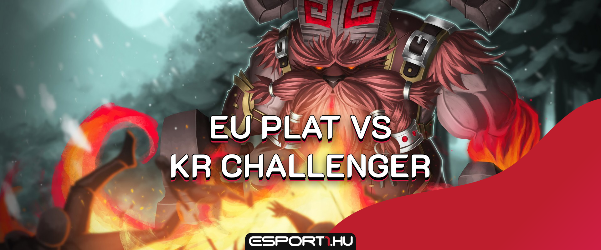 EU Platinum vs koreai Challenger: mindkettő Ornn, csak a skill más