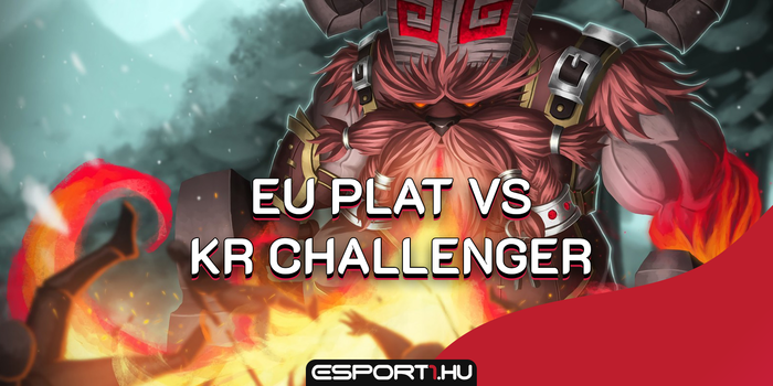 League of Legends - EU Platinum vs koreai Challenger: mindkettő Ornn, csak a skill más