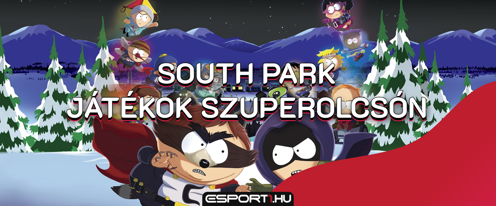 Egész hétvégén 90 %-os kedvezménnyel csaphattok le a South Park videojátékokra