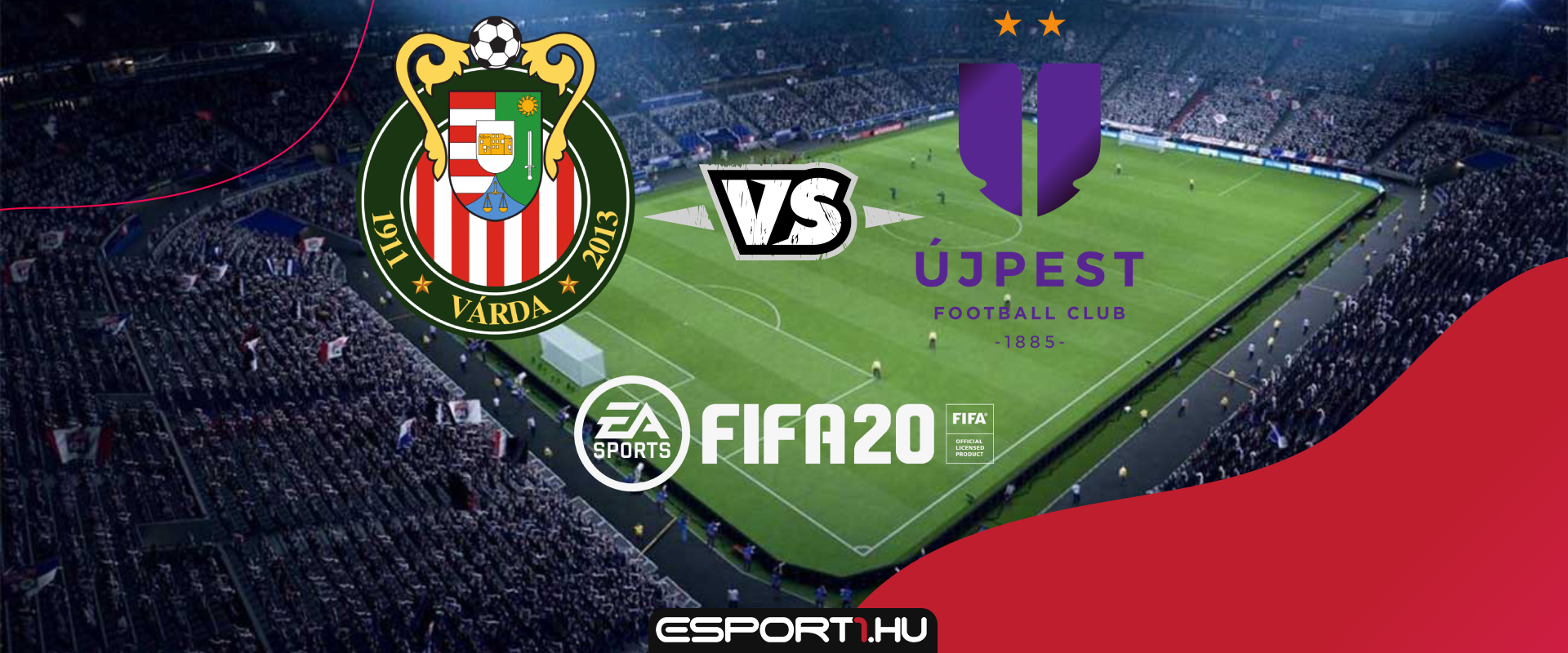 A bajnokság lehet szünetel, de a FIFA20-ban Újpest vs Kisvárda meccset rendeznek!