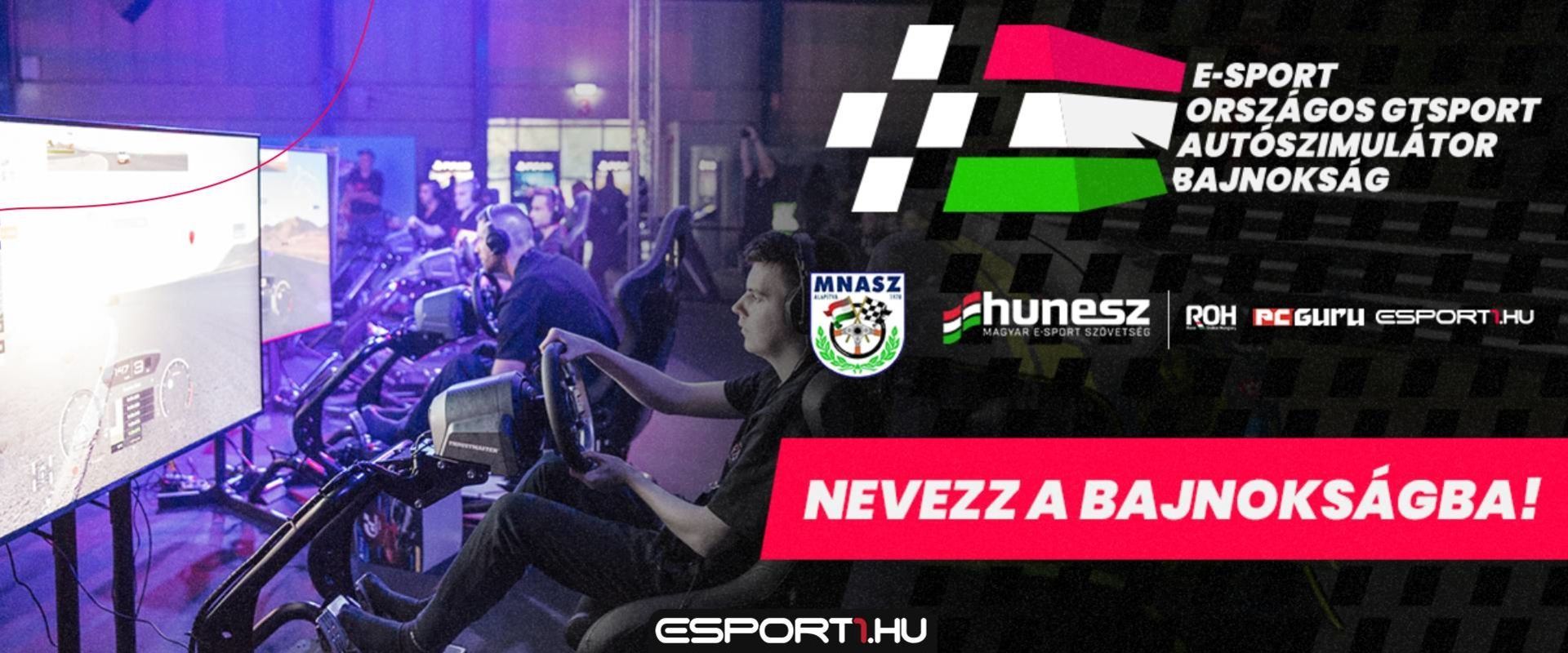 Ragadj kormányt és nevezz az MNASZ-HUNESZ E-sport Országos GTSport Autószimulátor Bajnokságra!
