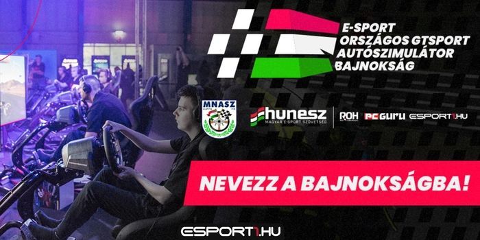 Magyar Nemzeti E-sport Bajnokság - Ragadj kormányt és nevezz az MNASZ-HUNESZ E-sport Országos GTSport Autószimulátor Bajnokságra!