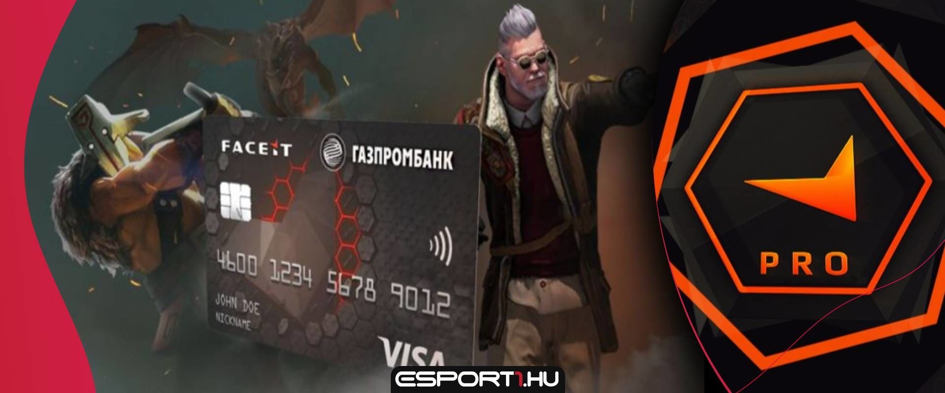 E-sport bankkártyát villantott a FACEIT Oroszországban
