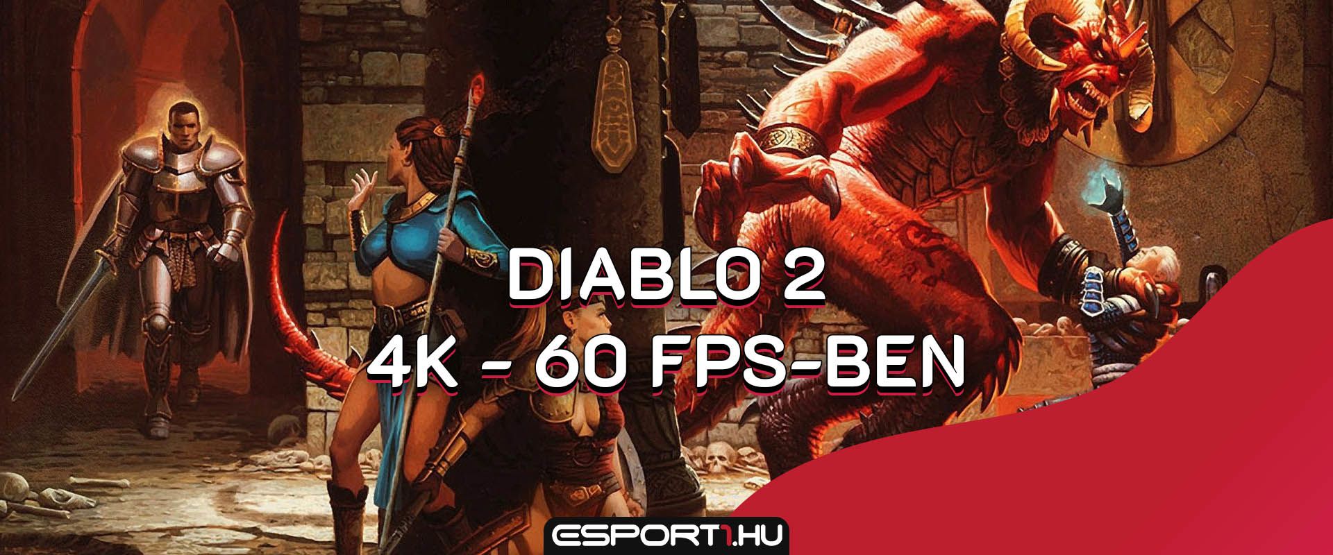 Így néz ki 4K - 60 FPS-ben a legendás Diablo II