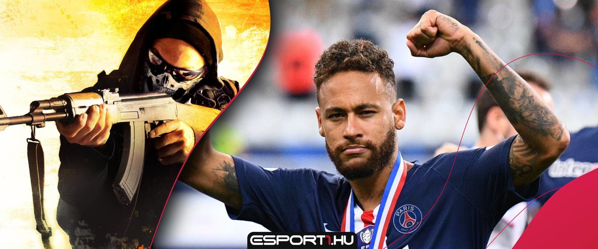 A PSG sztárja, Neymar ismét elővette a CS:GO-t és rögtön lőtt is egy tanítani való pisztolyos ace-t!