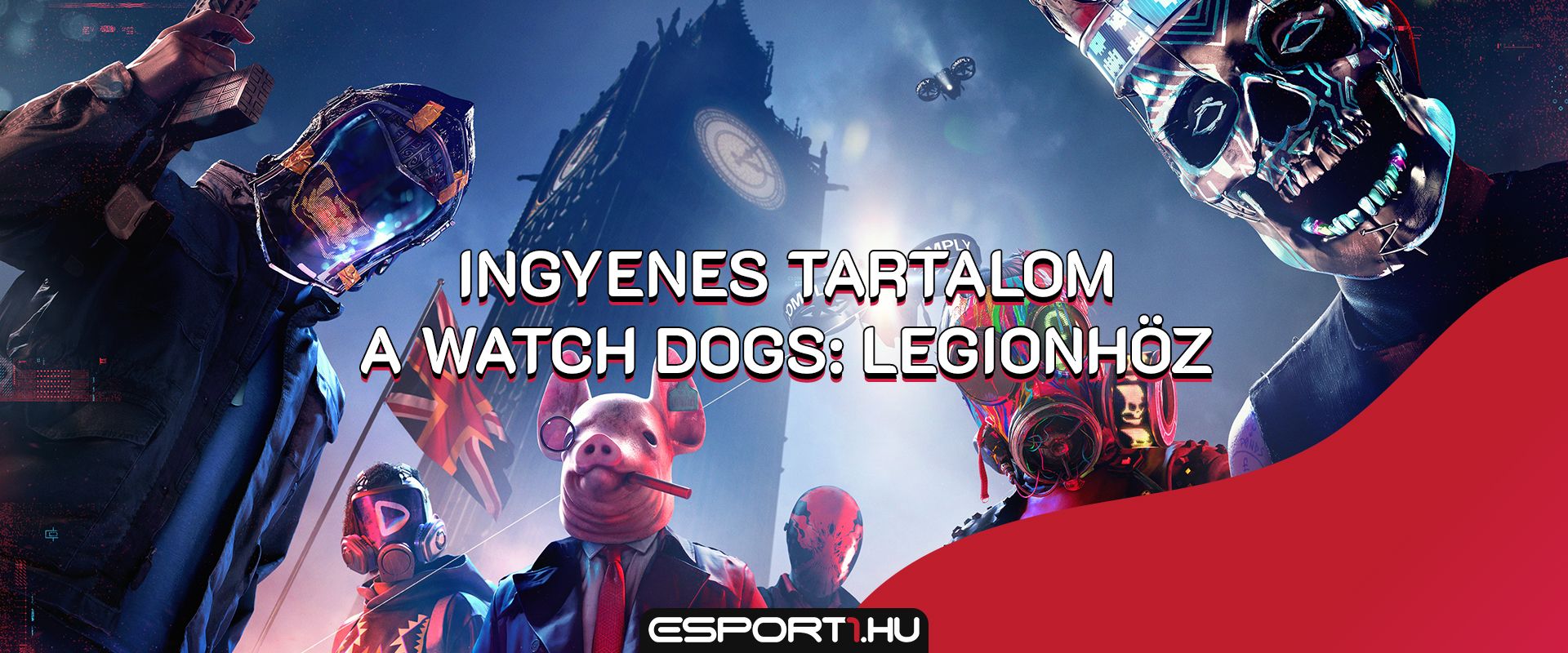 Ingyenes DLC-vel ünnepelheted a Watch Dogs: Legion megjelenését