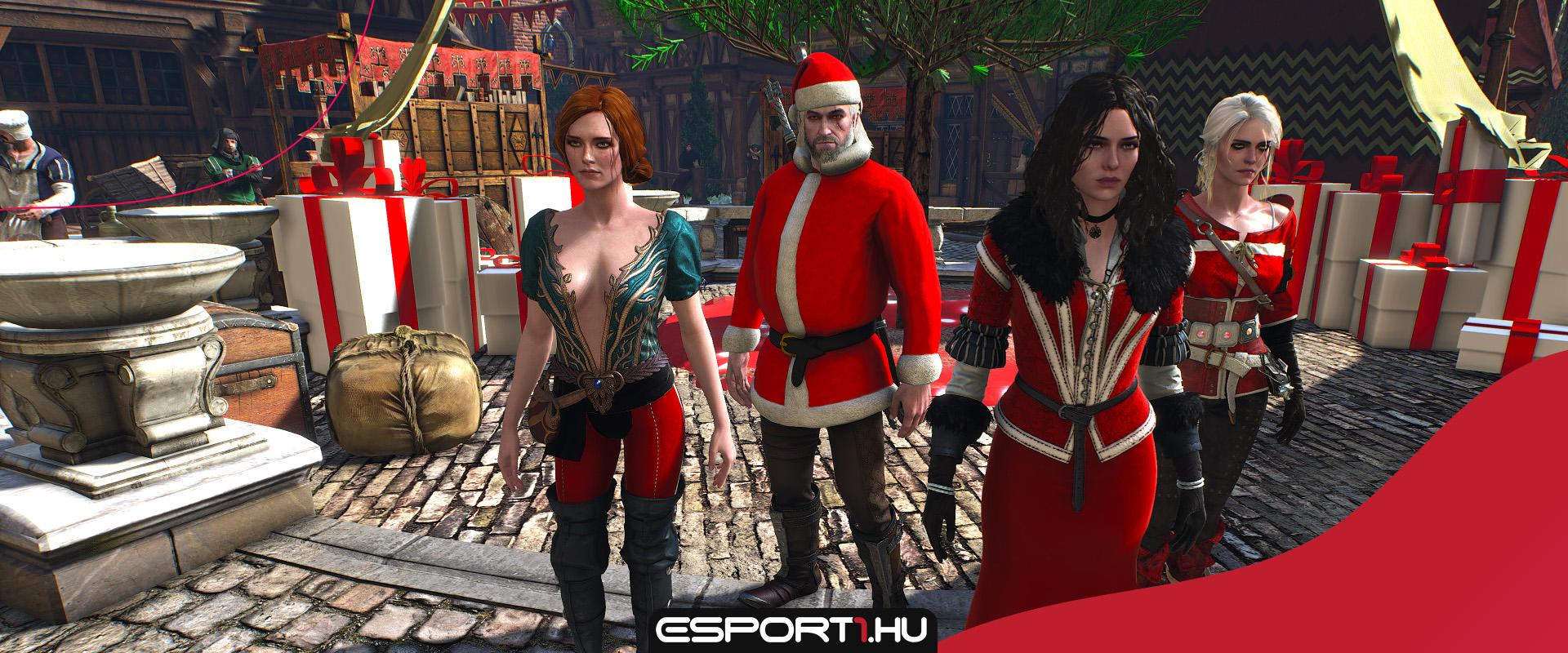 Karácsonyi hangulat a The Witcher 3: Wild Huntban
