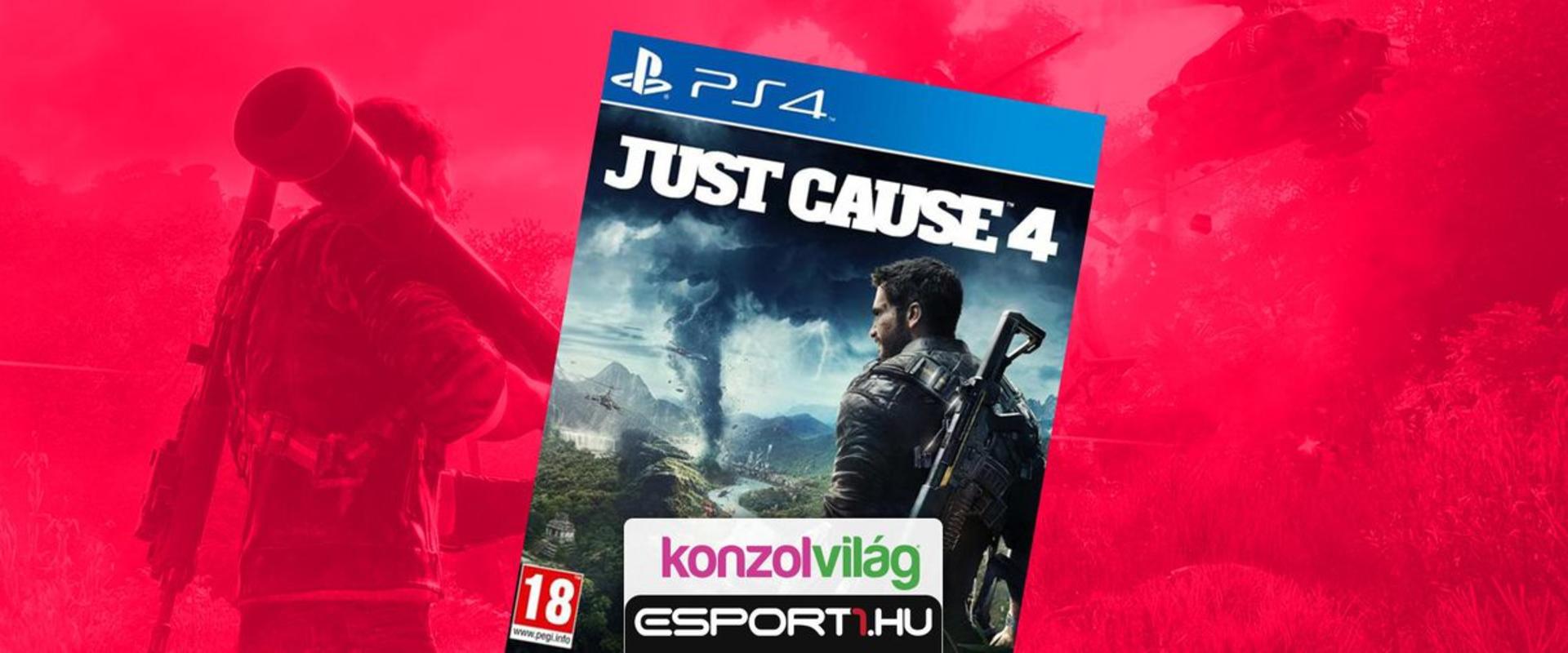 Berobbant az Esport1 közösségbe egy Just Cause 4 PS4 példány, nyerd meg Te!