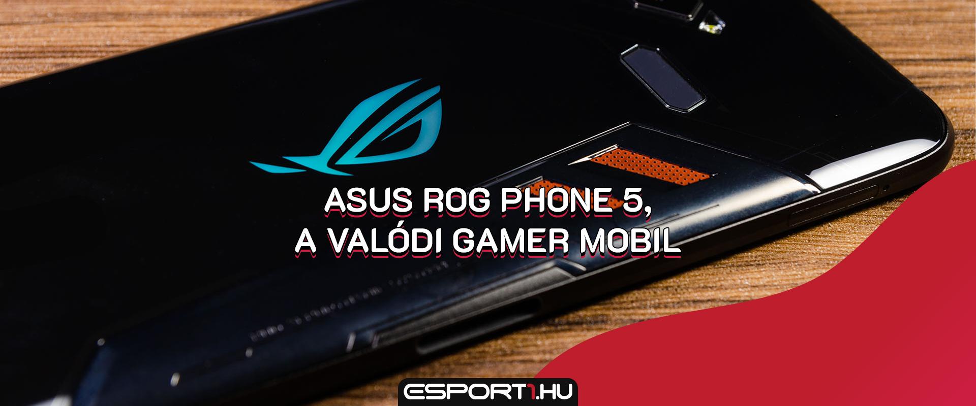 Hardver: Itt az Asus ROG Phone 5, a gamerek mobiltelefonja