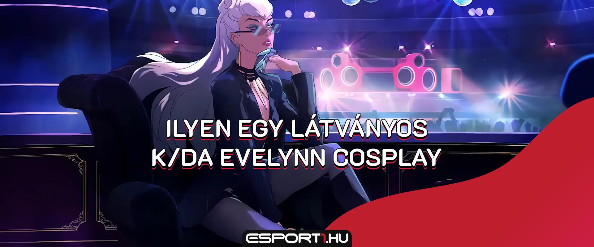 LoL: Őrületes K/DA Evelynn cosplayt villantott egy rajongó
