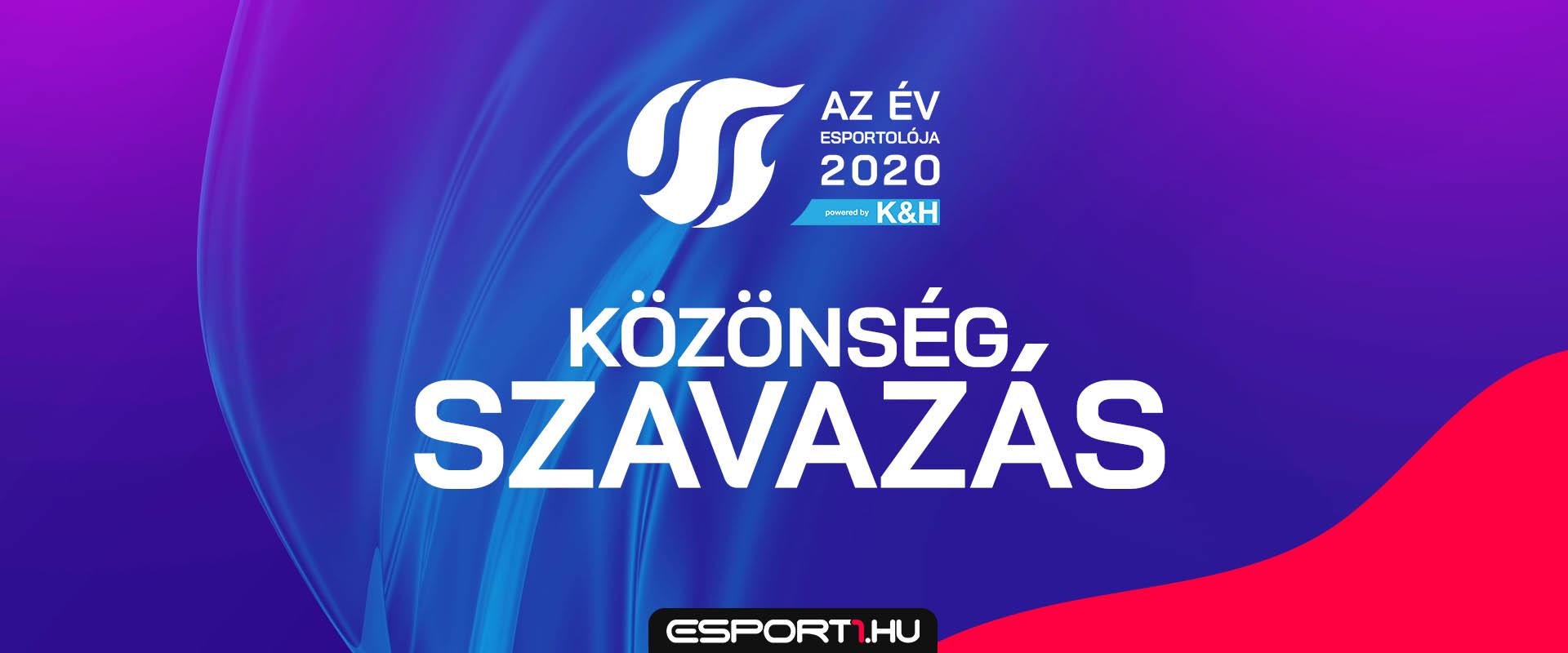 Az Év Esportolója 2020 - Közönségdíj: Szavazz kedvenc e-sport játékosodra!