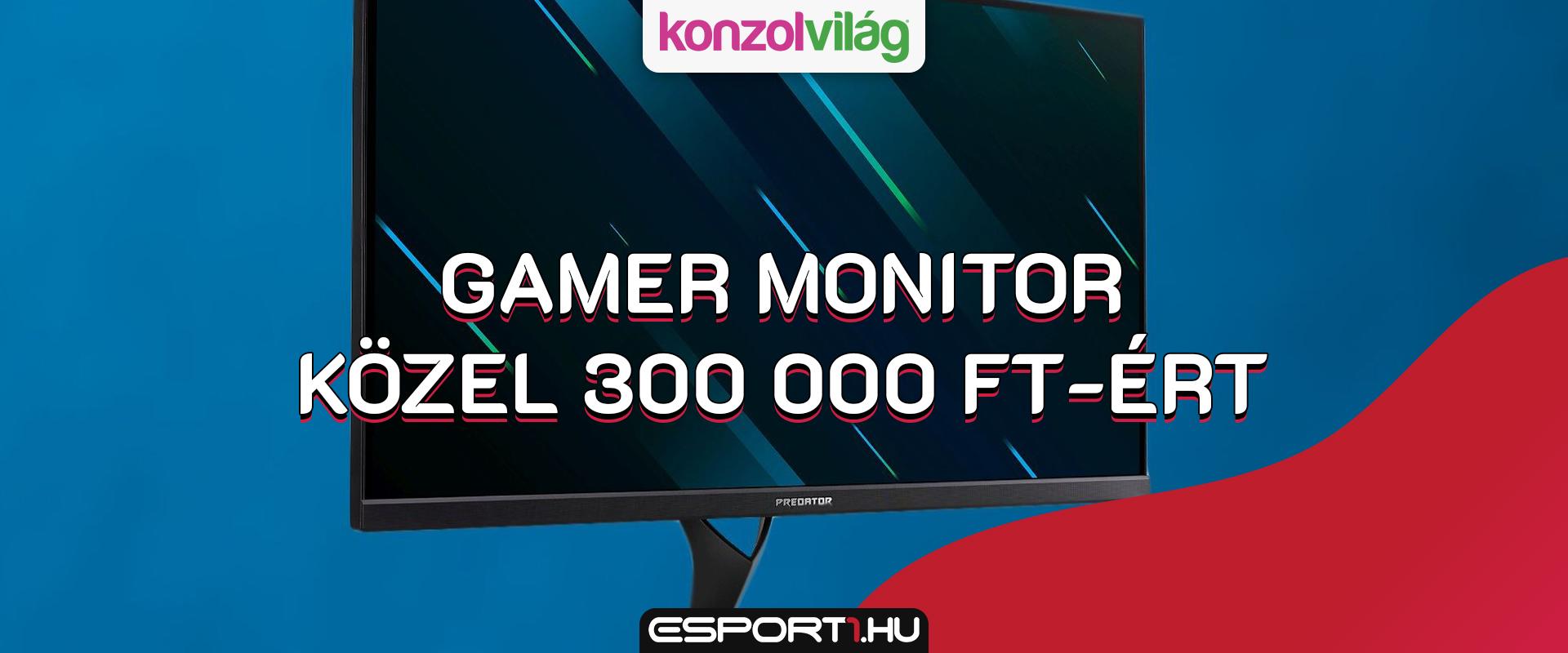 Harder: Acer Predator XB323U monitor, amit a valódi gamereknek terveztek