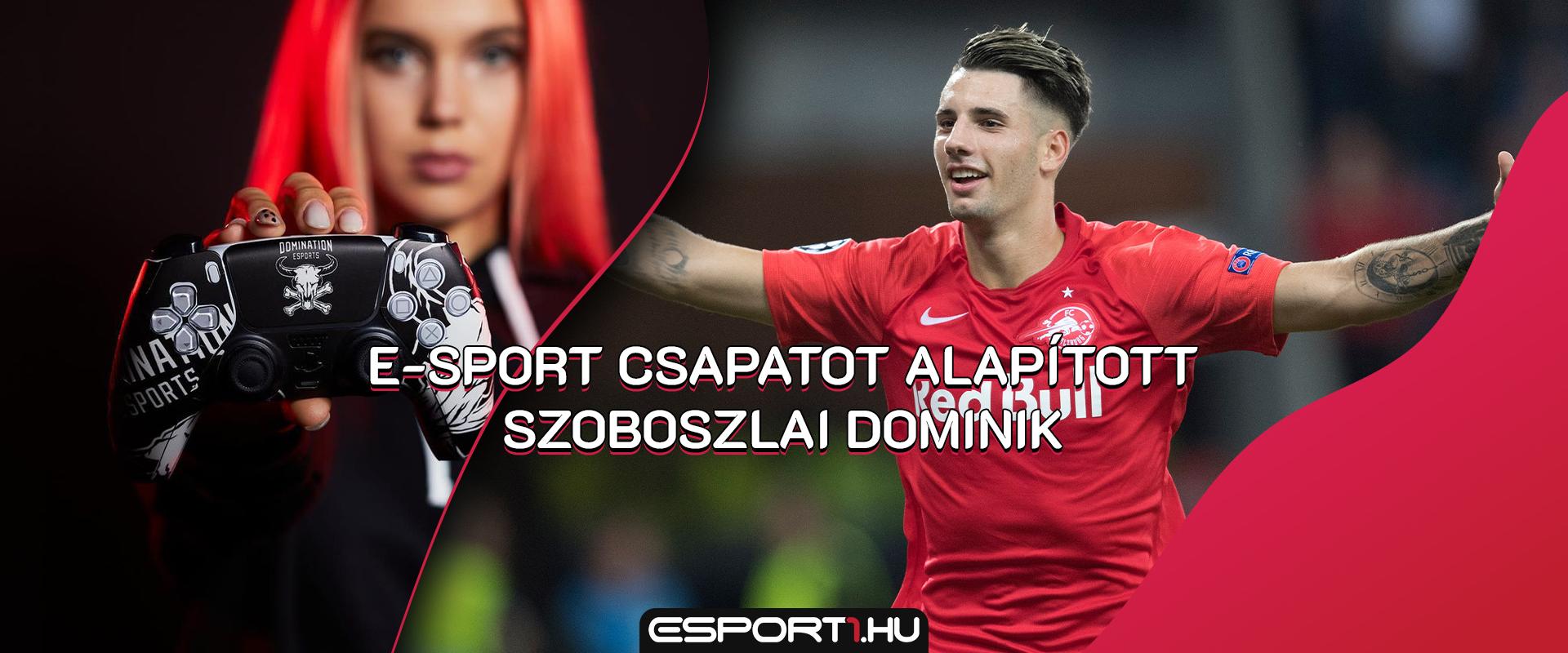 Szoboszlai Dominik saját e-sport csapatot indít, és már meg is van az első játékosa