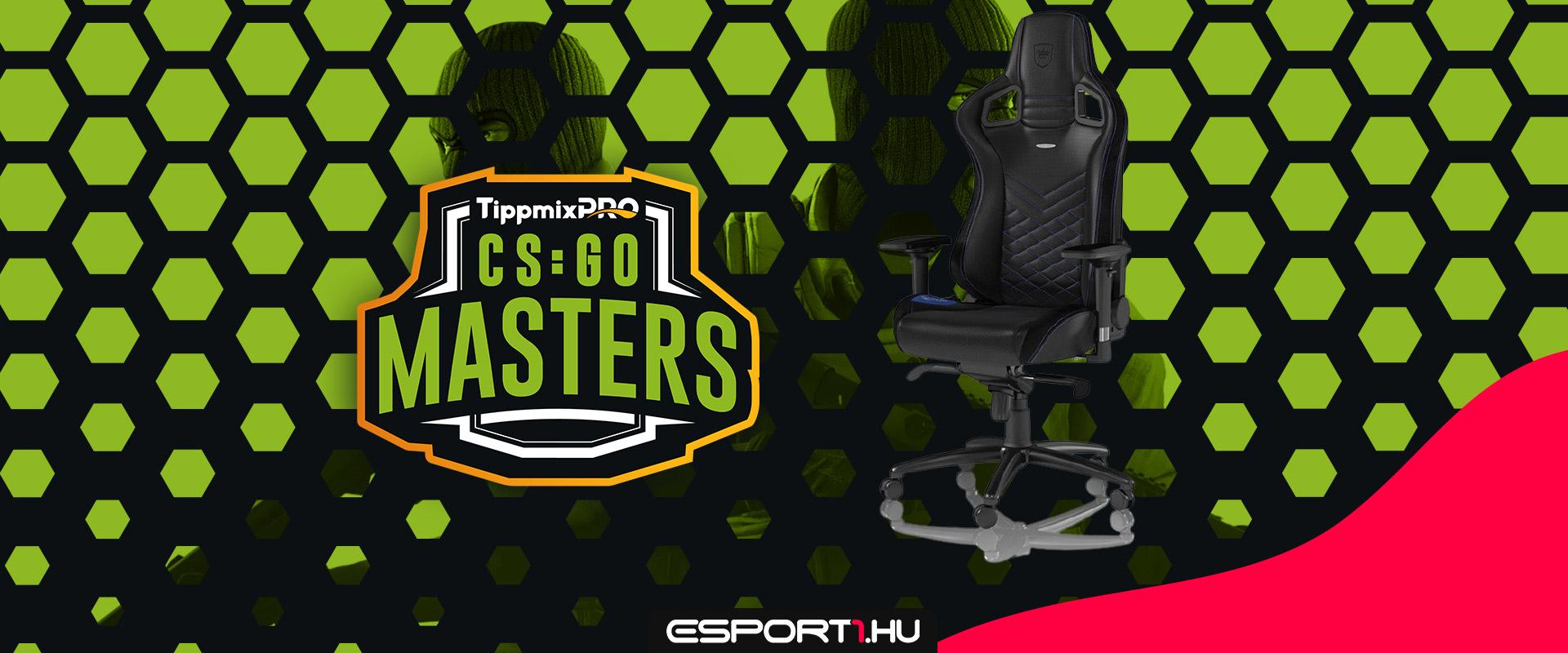 Nézd a TippmixPro CS:GO Masters közvetítéseit és nyerj Noblechairs gamer széket!