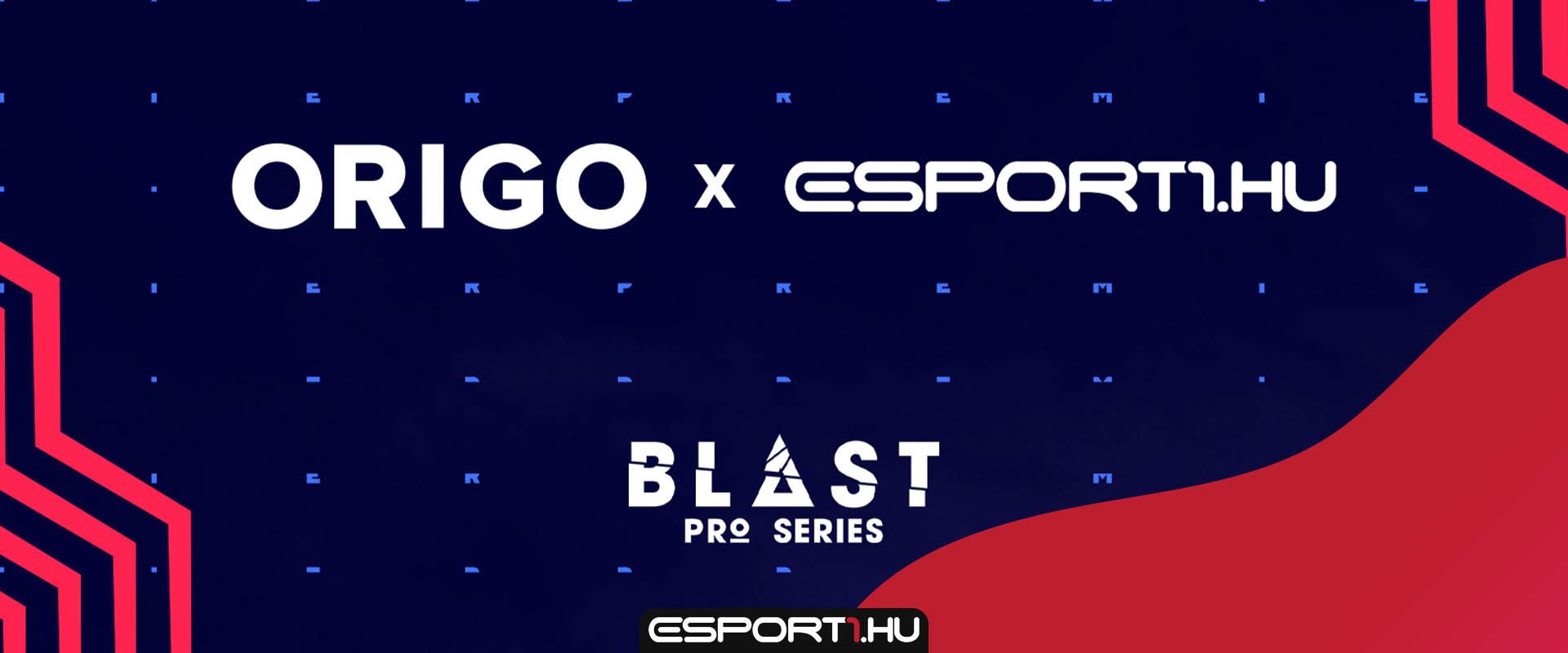 Az Esport1 és az ORIGO a BLAST kizárólagos magyar nyelvű közvetítő partnerei