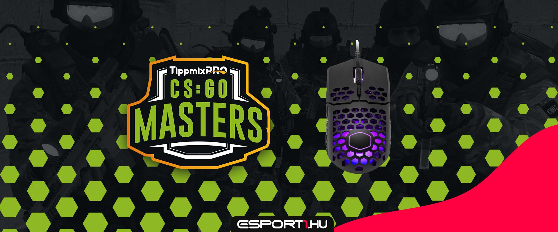 Nyerj Cooler Master gamer csomagot a TippmixPro CS:GO Masters eheti közvetítésein!