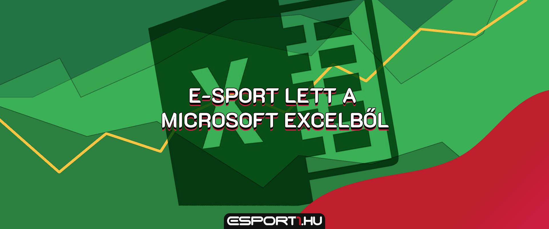 Hivatalos e-sport lett a Microsoft Excelből