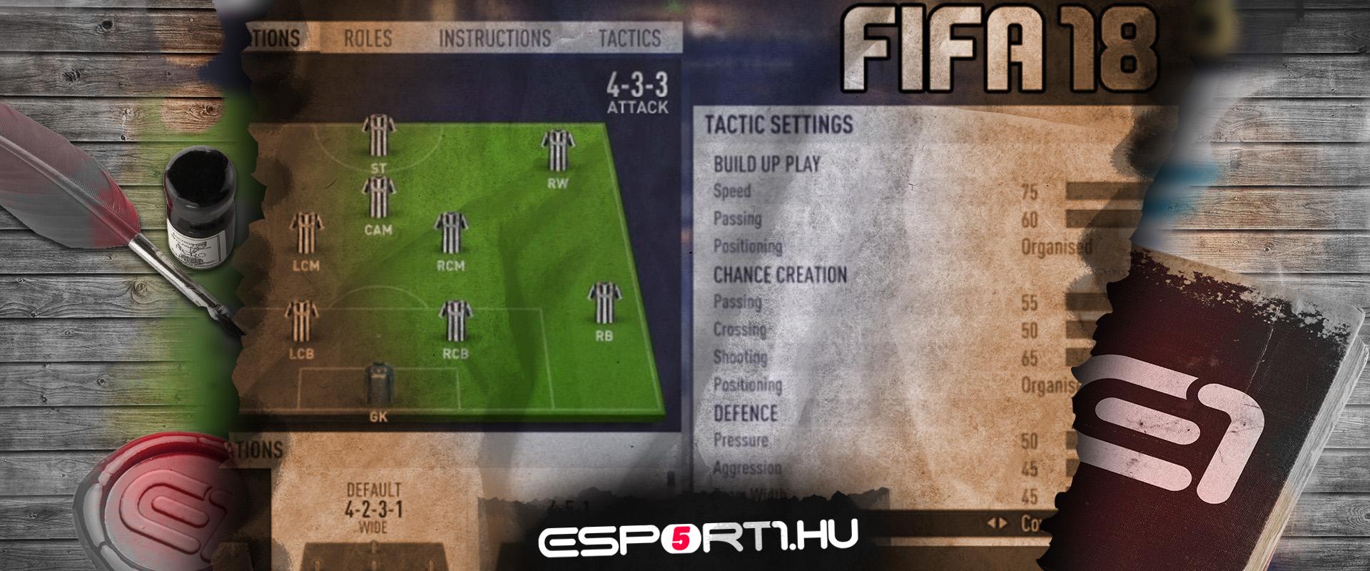 Retro - Ezek voltak a FIFA 18 legjobb taktikái, de ebből még most is lehet tanulni