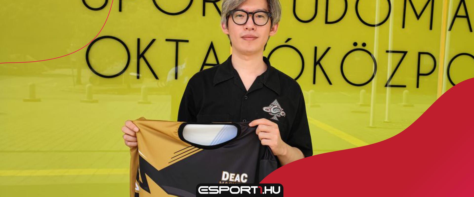 Az egyik dél-koreai sztár e-sportoló a magyar DEAC csapatához igazolt