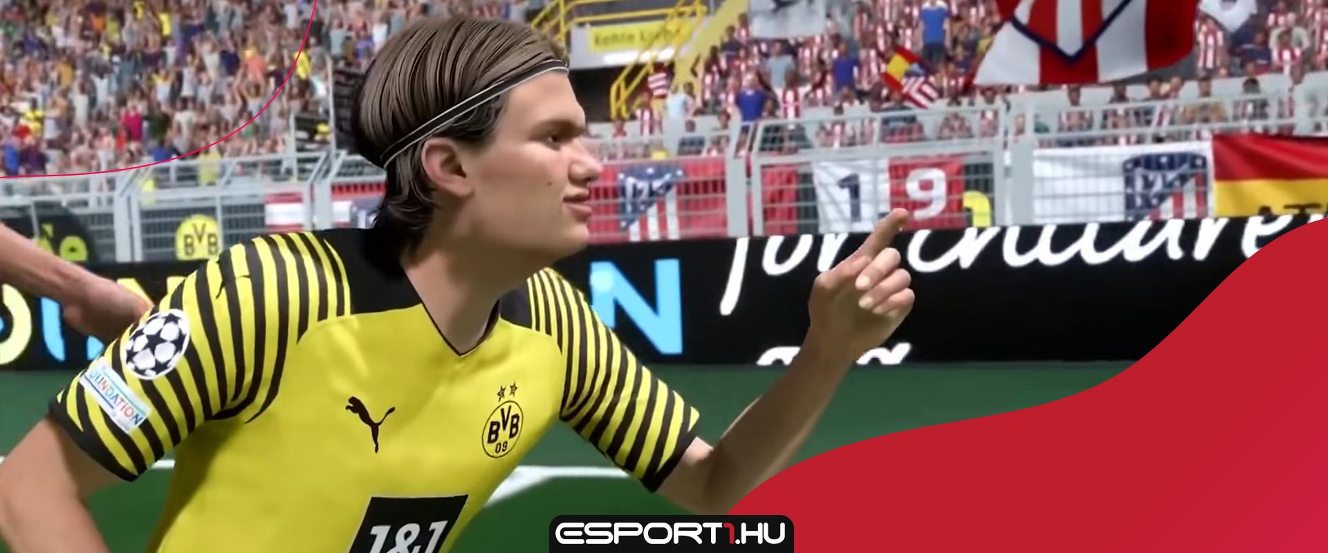 Saját futás animációt kap Haaland a FIFA 22-ben - videó