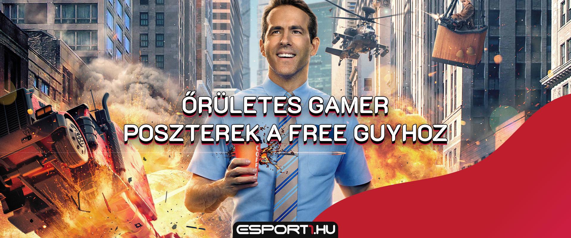 GTA x Free Guy: Egyedi gamer posztereket készítettek a héten debütáló filmhez