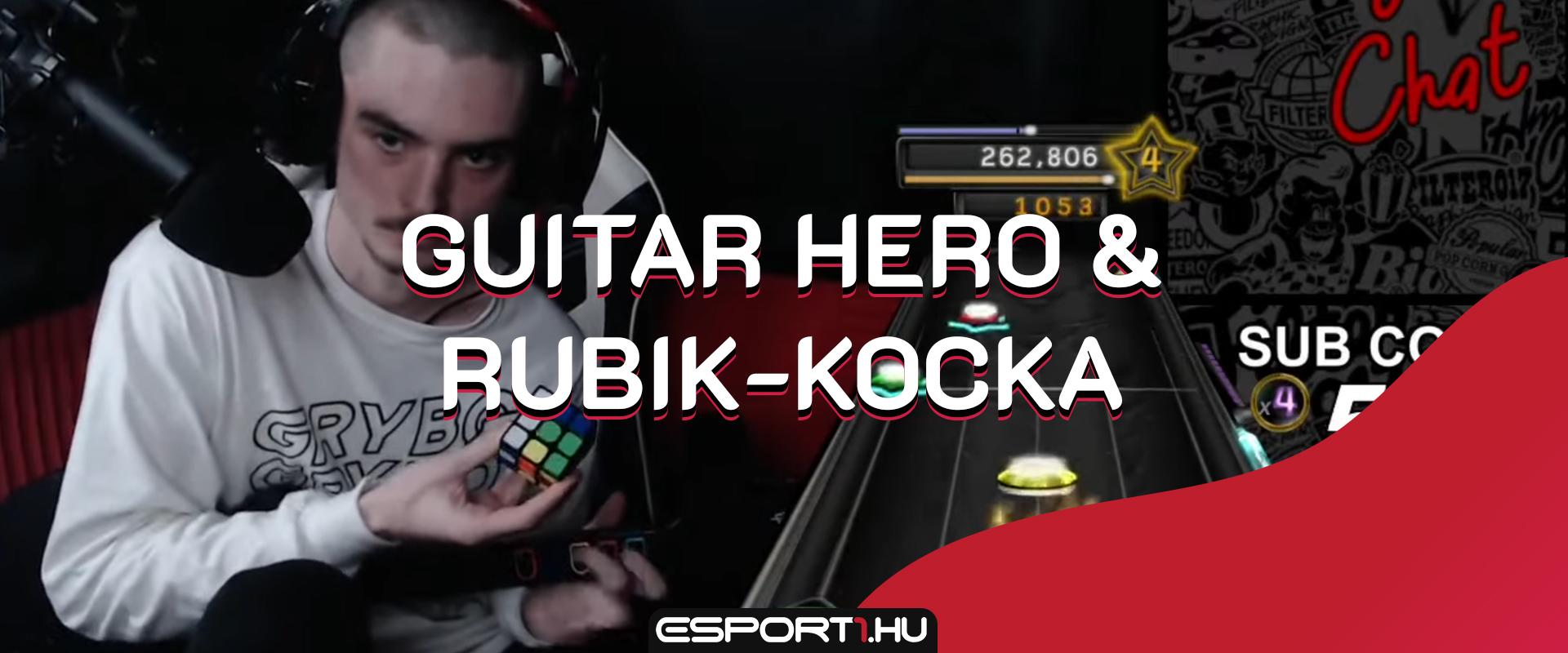 Rubik-kockázás x Guitar Hero: A legnehezebb szám sem akadály