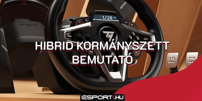 Gran Turismo Sport - Hardver: A Thrustmaster hivatalosan is bemutatta a T248 hibrid kormányszettet PS-re.