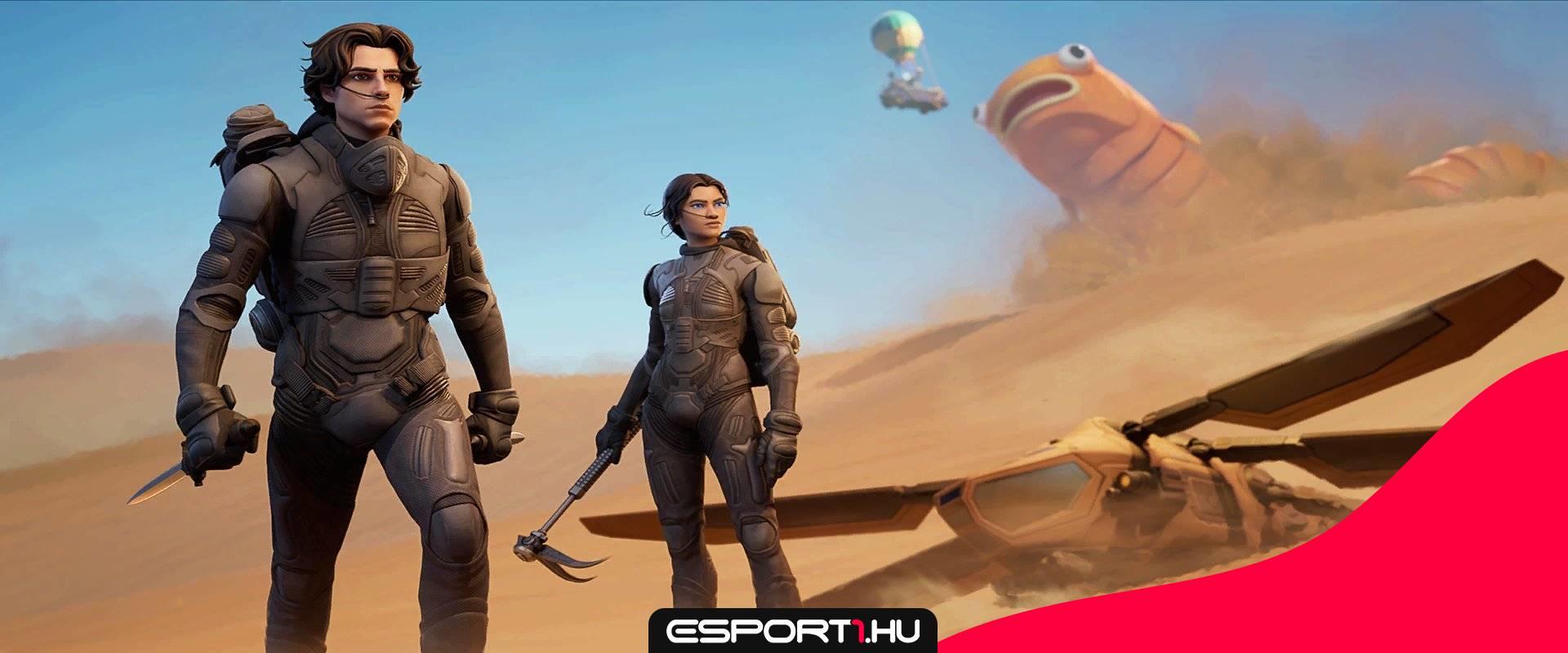 Újabb hét, újabb együttműködés: Ezúttal a Dune szereplőit szerezhetjük majd meg a Fortnite-ban!
