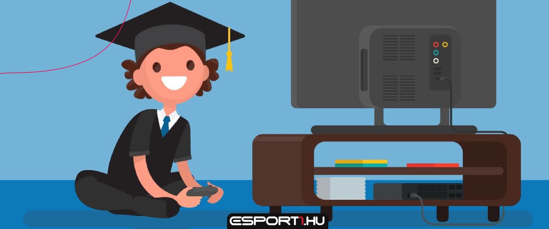 Az e-sport bizonyítottan segít a diákoknak a jobb tanulmányi teljesítmény elérésében