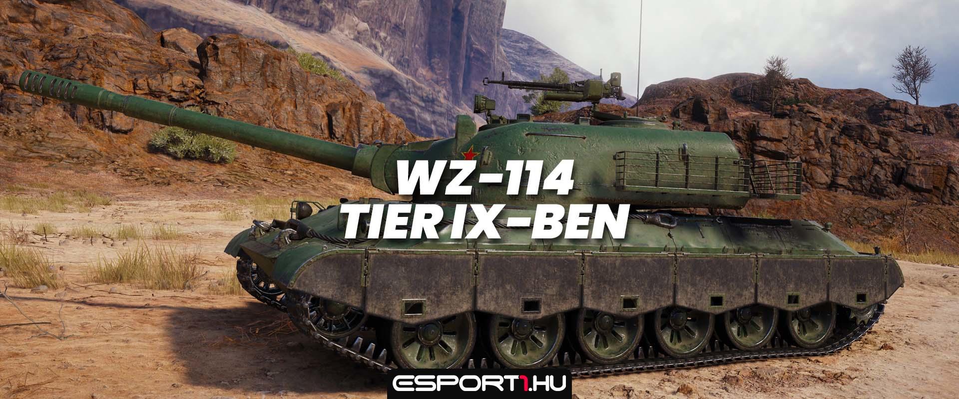 A WZ-114 hivatalosan is tier IX-es prémium tankká válik