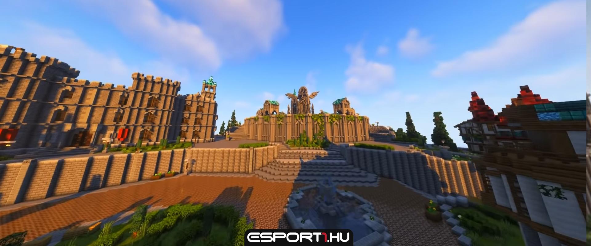 Minecraft: Több, mint 400 órába telt, de megépítették a Genshin Impact városát