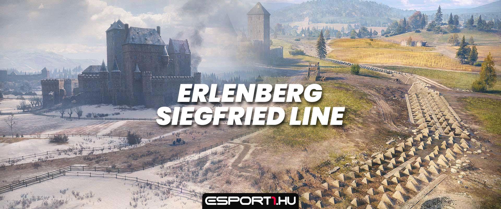 Siegfried Line és Erlenberg térkép változások