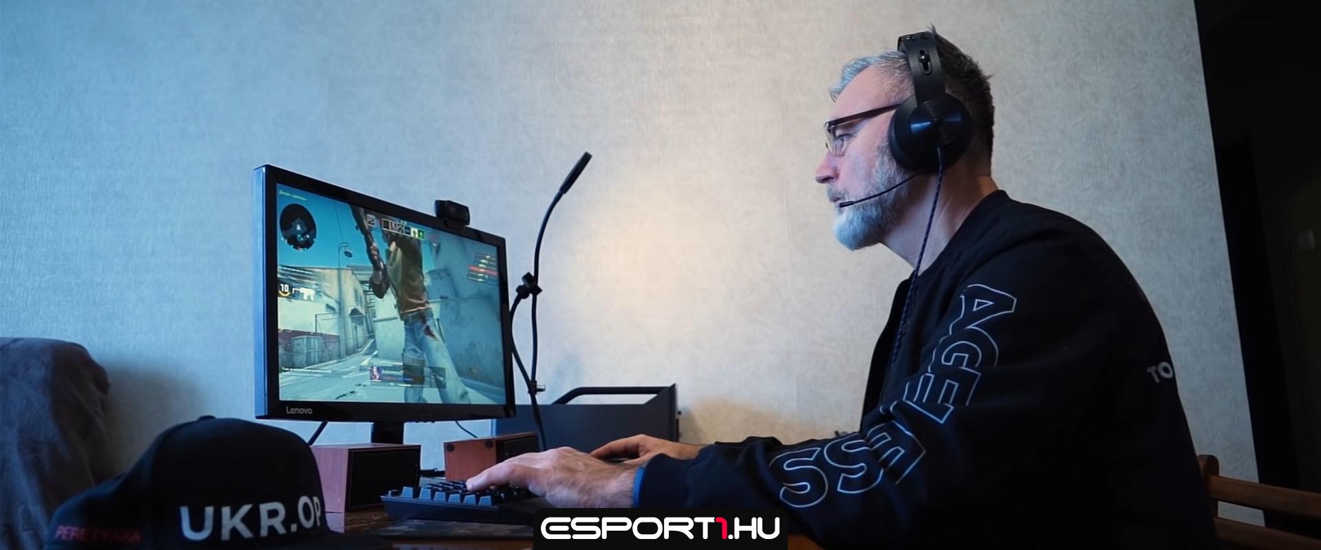 Ismerjétek meg a 63 éves ukrán CS:GO játékost, aki versenyekre is jár