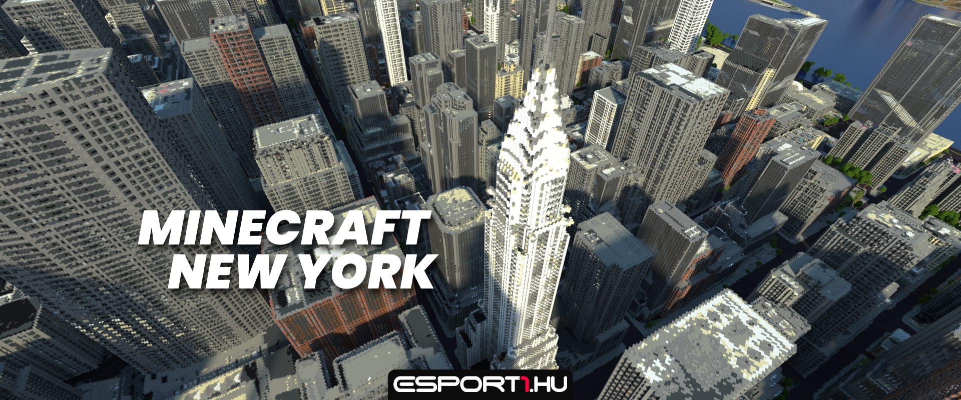 Közel 3000 játékos építi a Minecraft New York-ot