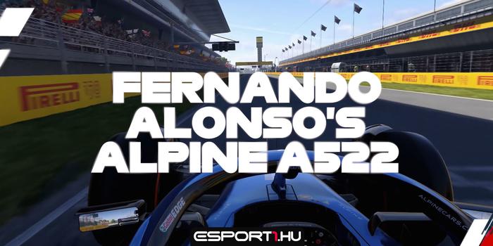 Simracing - A spanyol nagydíjra hangolódva – így néz ki egy kör az F1 22-n Alonsoval