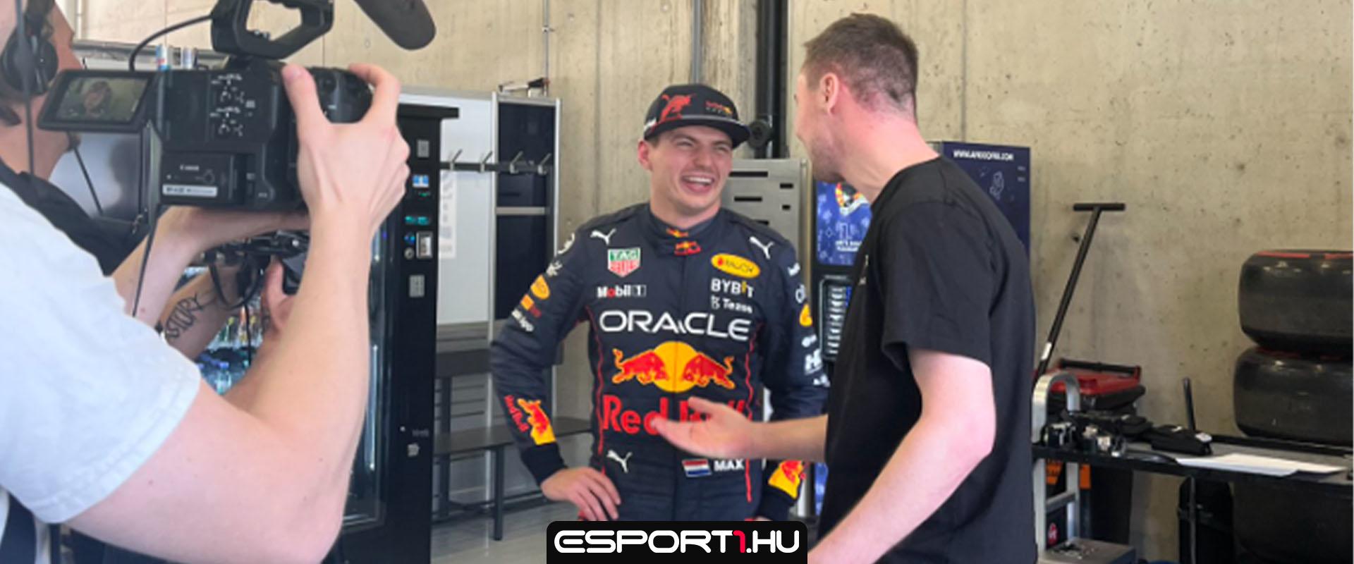 Max Verstappennel találkozott cadiaN, mentek is egy kört F1-es autóval!