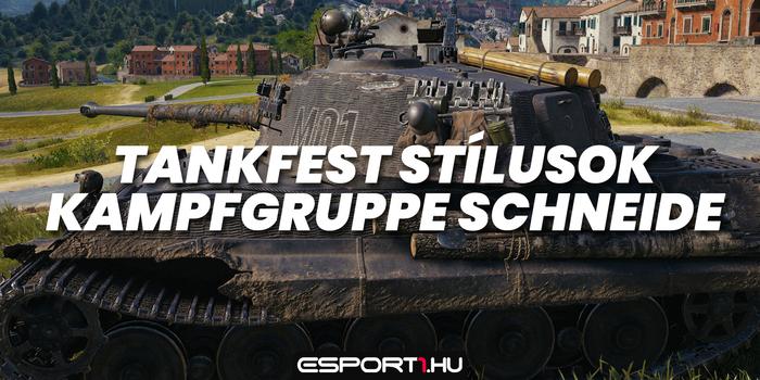 World of Tanks - A Tankfest 3D-stílusai: Kampfgruppe Schneide bemutató
