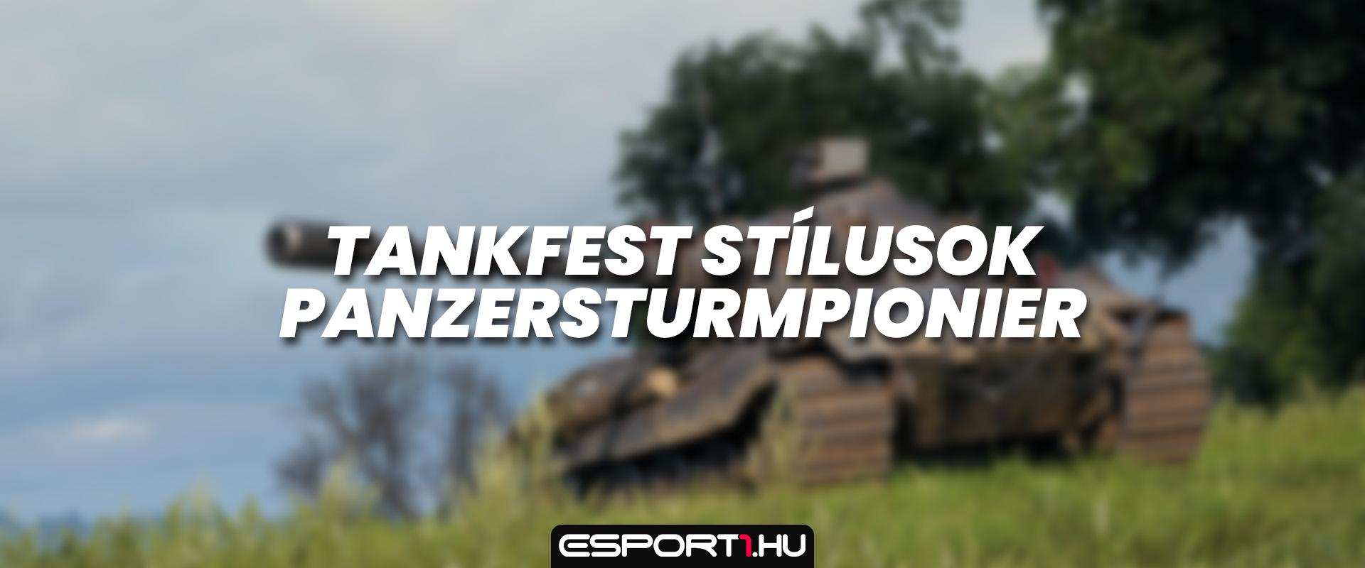 A Tankfest 3D-stílusai: Panzersturmpionier bemutató