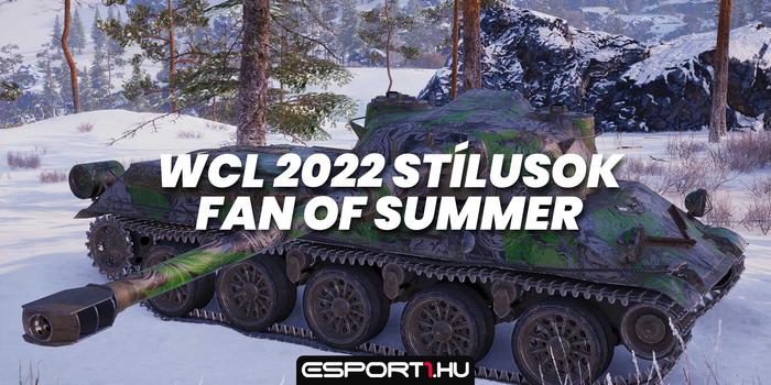 World of Tanks - A WCL 2022 stílusai: Fan of Summer bemutató