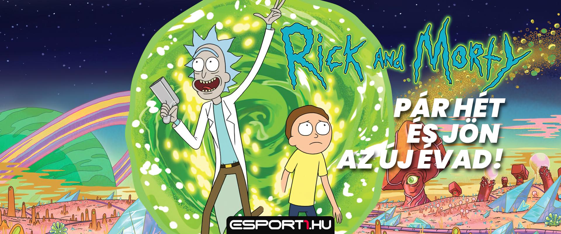 Rick és Morty kigyúrva várja a 6. évad nemrég bejelentett premierjét