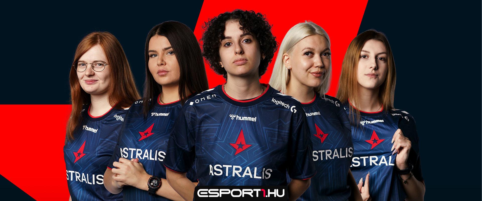 Magyar játékossal vág bele a női CS-be az Astralis